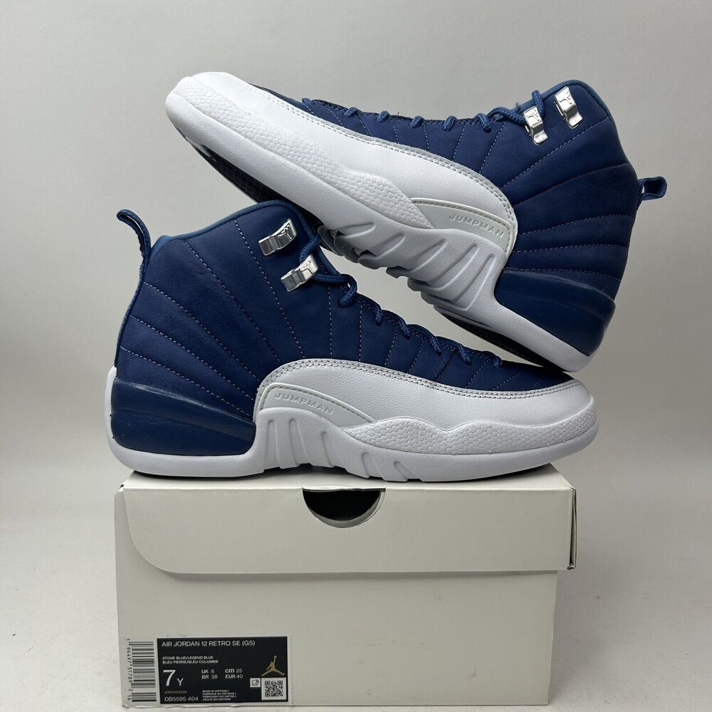 Nike Shoes Air Jordan 12 Retro SE GS “Indigo/Legend Blue” 2023